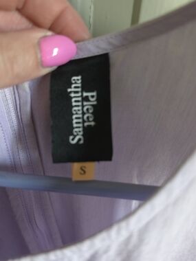 Samantha Pleet Lavender Jumper Size Small